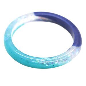 Glittered Blue Bracelet